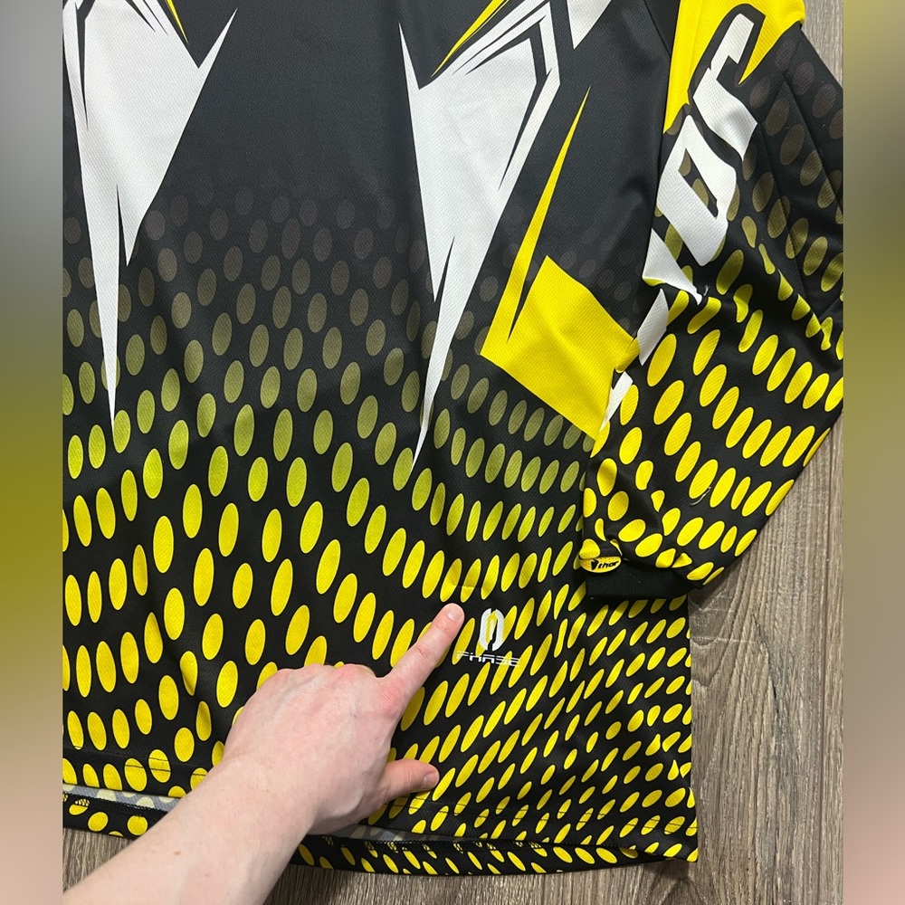 Thor XXXL Black and Yellow Graphic Jersey - Picture 7 of 11